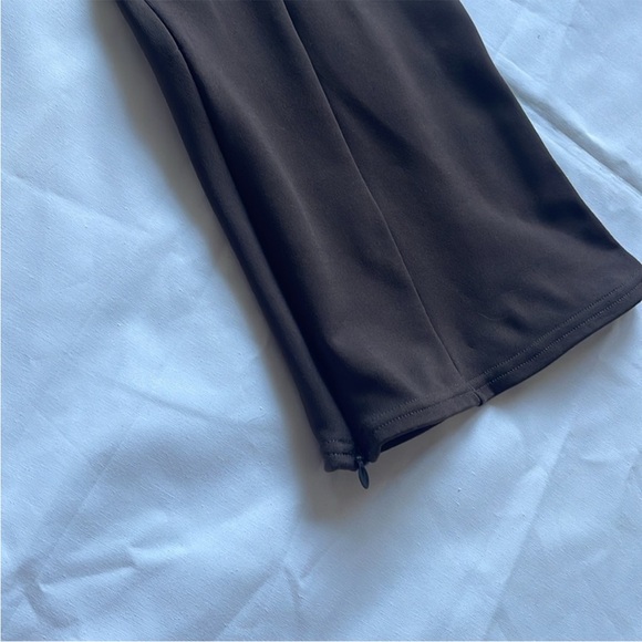 ALO Yoga Brown flare zip Leggings - Picture 9 of 11